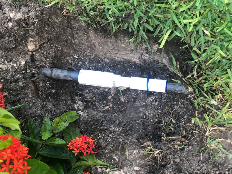 In-ground pipes repair